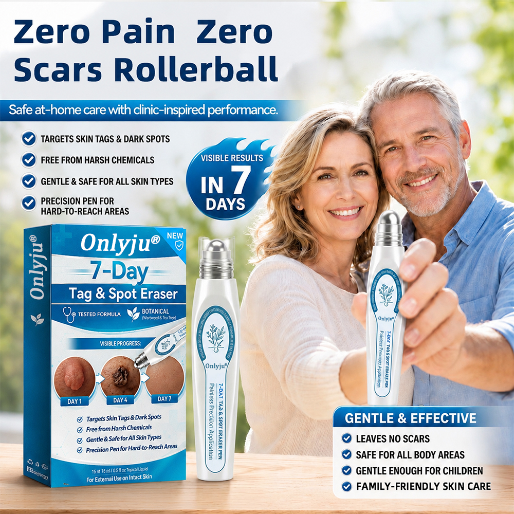 Onlyju® 7-𝐷𝑎𝑦 𝗧𝐚𝐠 & 𝗦𝗽𝐨𝐭 𝐄𝐫𝒂𝒔𝒆𝒓✅🎉(Zero Pain, Zero 𝐒𝐜𝐚𝒓𝒔 Rollerball)