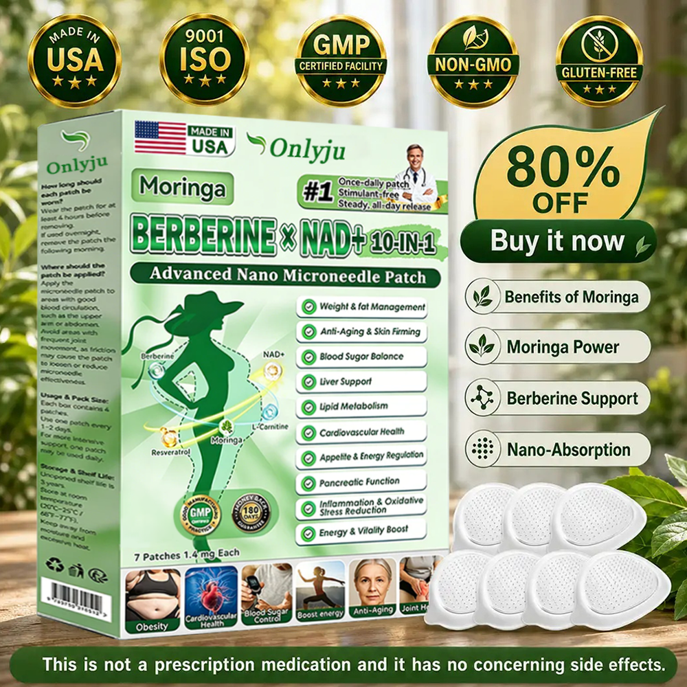 Onlyju® — 10-in-1 Nano Patch One patch. Daily support for weight, energy & balance.