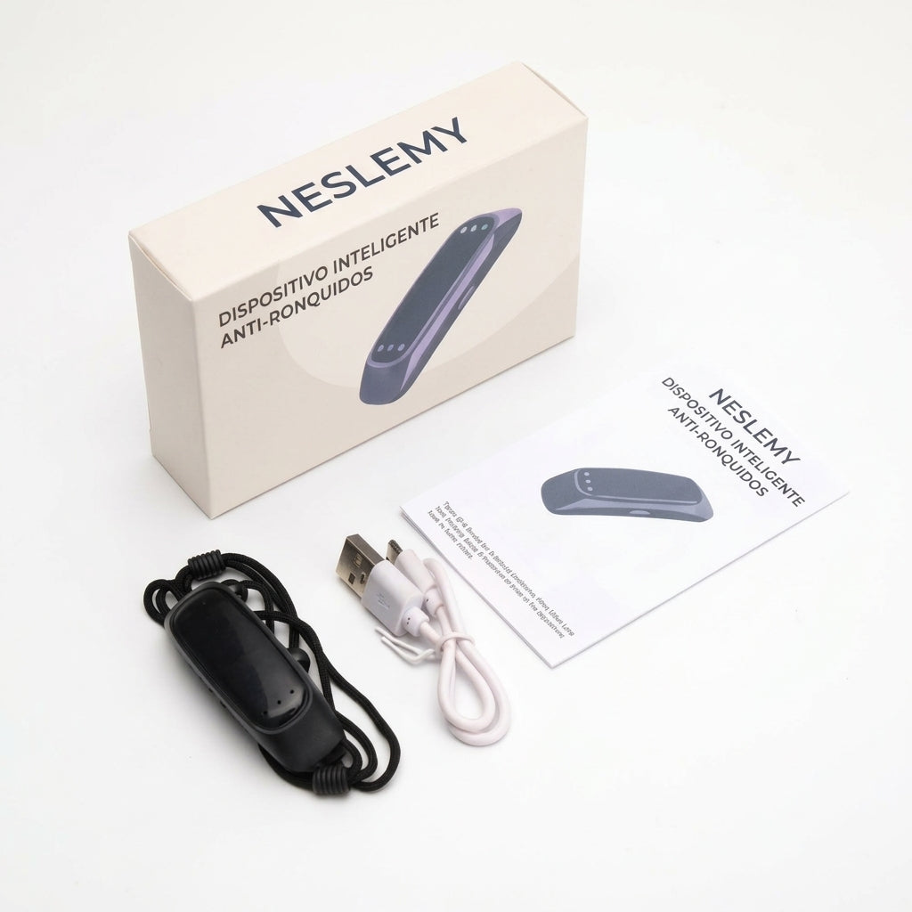 Smart AI Anti-Snoring Wearable | Gentle Vibration Sleep Aid for Peaceful Nights