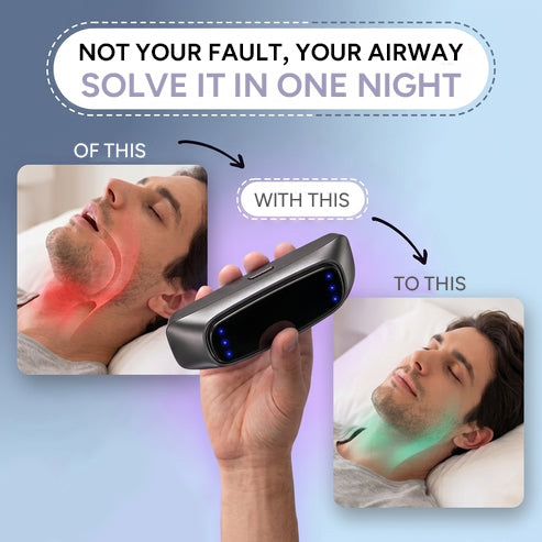 Smart AI Anti-Snoring Wearable | Gentle Vibration Sleep Aid for Peaceful Nights