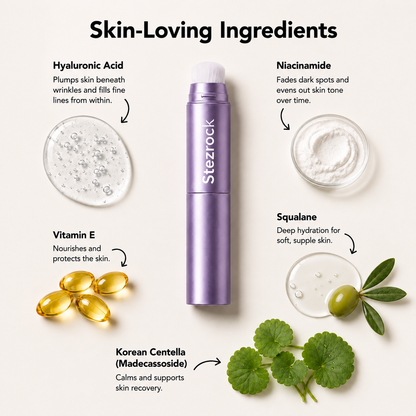 Changing Foundation Stick a The stick that makes mature skin glow again