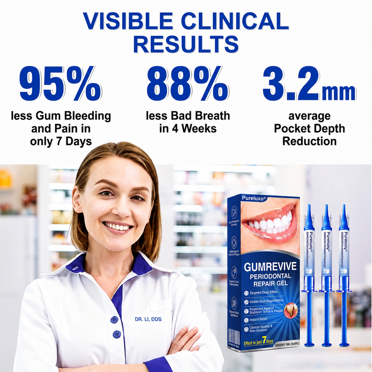 🦷  periodontal repair gel 🧑‍⚕️